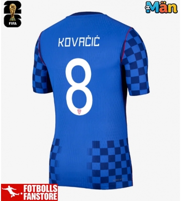 Kroatien Mateo Kovacic #8 Bortatröja VM 2026 Kortärmad
